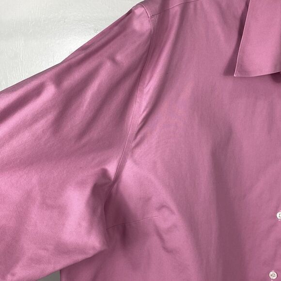 Talbots Wrinkle Resistant Pink Long Sleeves Button Down Shirt - Picture 2 of 9